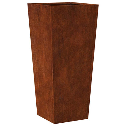 vidaXL Pflanzkübel 2 Stk. 35x35x75 cm Wetterfester Stahl