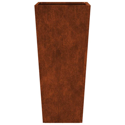 vidaXL Pflanzkübel 2 Stk. 35x35x75 cm Wetterfester Stahl