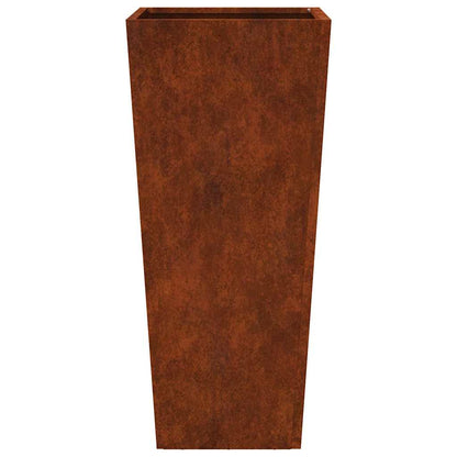 vidaXL Pflanzkübel 2 Stk. 35x35x75 cm Wetterfester Stahl