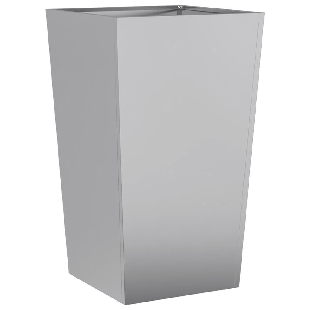 vidaXL Pflanzkübel 45x45x75 cm Verzinkter Stahl