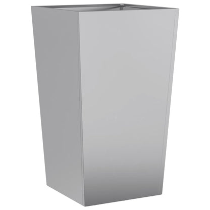 vidaXL Pflanzkübel 45x45x75 cm Verzinkter Stahl