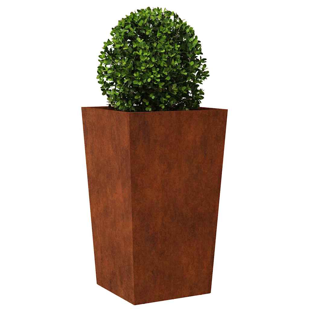 vidaXL Pflanzkübel 45x45x75 cm Wetterfester Stahl