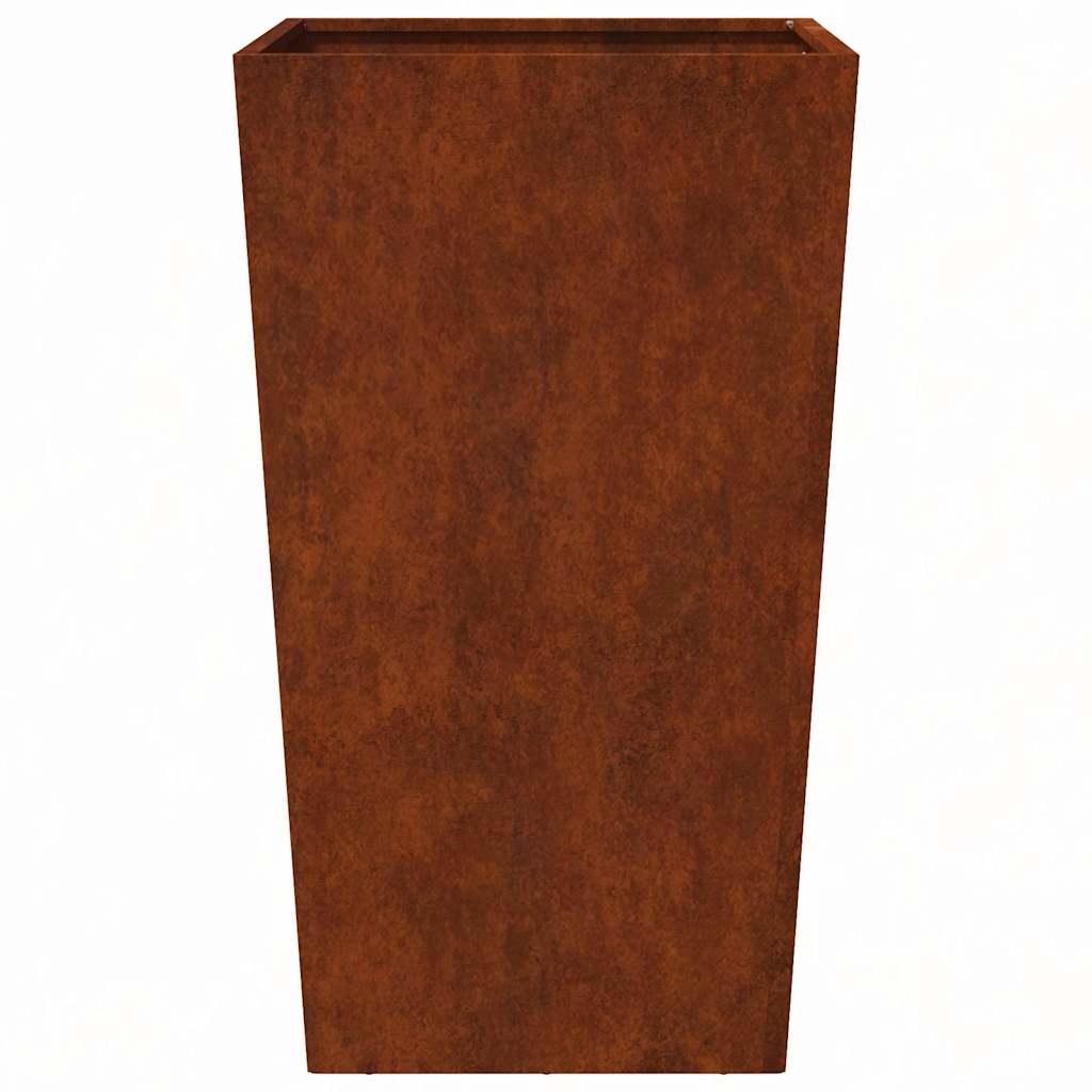 vidaXL Pflanzkübel 45x45x75 cm Wetterfester Stahl