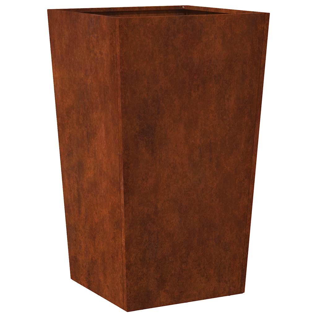vidaXL Pflanzkübel 2 Stk. 45x45x75 cm Wetterfester Stahl