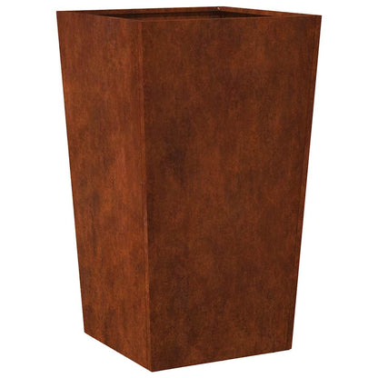 vidaXL Pflanzkübel 2 Stk. 45x45x75 cm Wetterfester Stahl