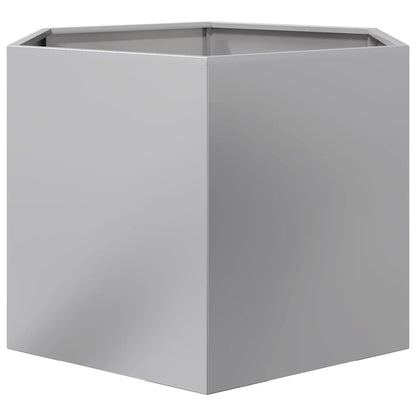 vidaXL Pflanzkübel Sechseckig 69x60x45 Verzinkter Stahl