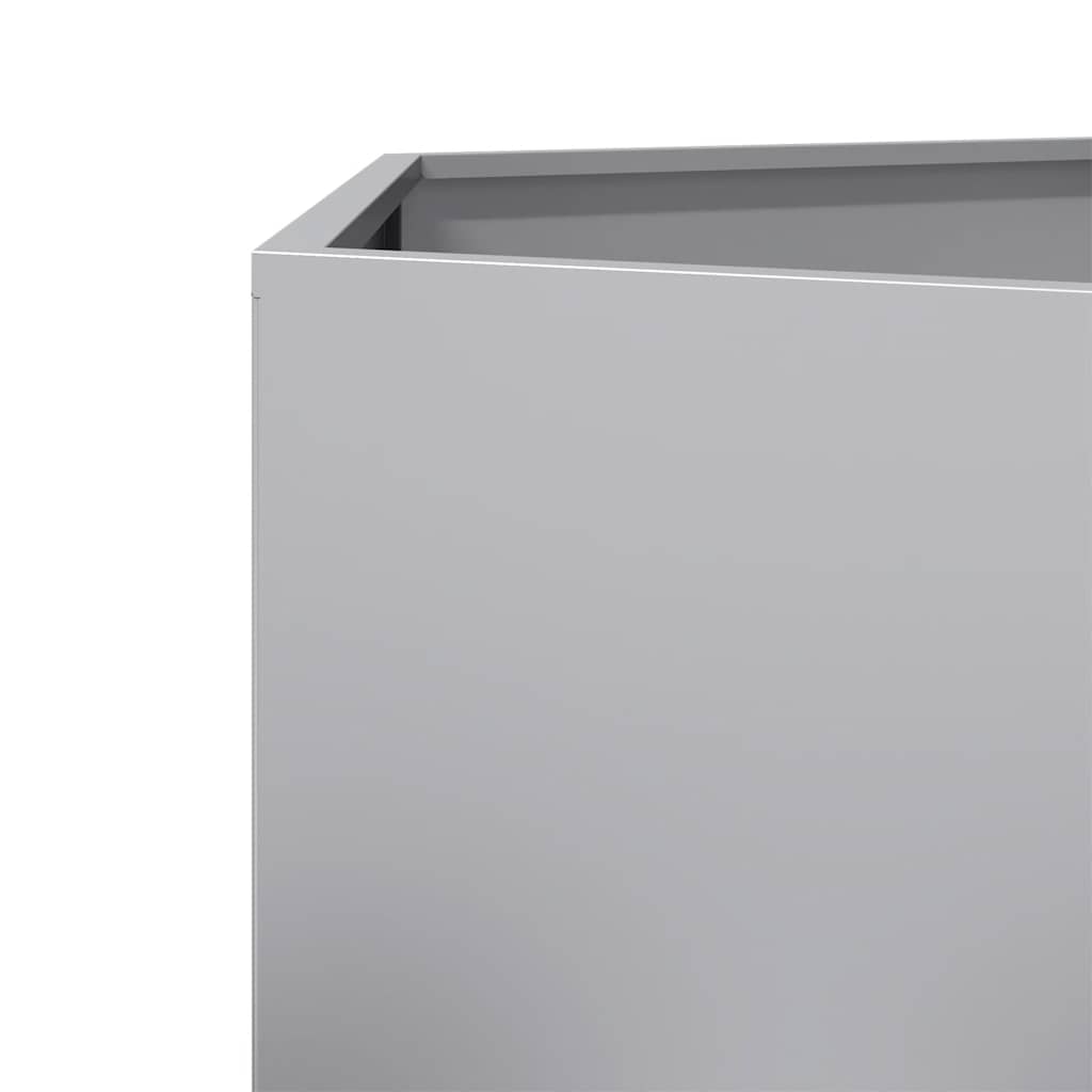 vidaXL Pflanzkübel Sechseckig 138x120x45 Verzinkter Stahl