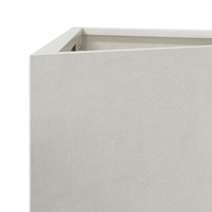 vidaXL Pflanzkübel 2 Stk. Dreieckig 30x26x75 cm Edelstahl