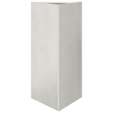 vidaXL Pflanzkübel Dreieckig 40x34,5x70 cm Edelstahl