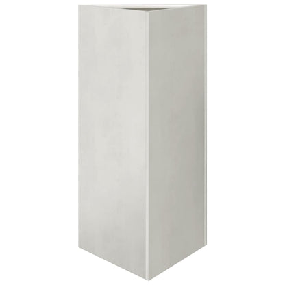 vidaXL Pflanzkübel Dreieckig 40x34,5x70 cm Edelstahl
