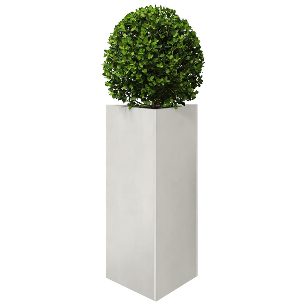 vidaXL Pflanzkübel Dreieckig 40x34,5x70 cm Edelstahl