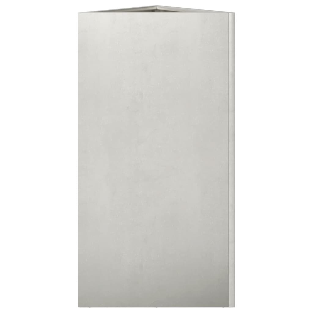 vidaXL Pflanzkübel Dreieckig 40x34,5x70 cm Edelstahl