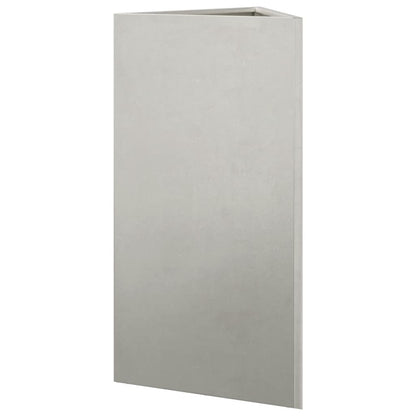 vidaXL Pflanzkübel Dreieckig 40x34,5x70 cm Edelstahl