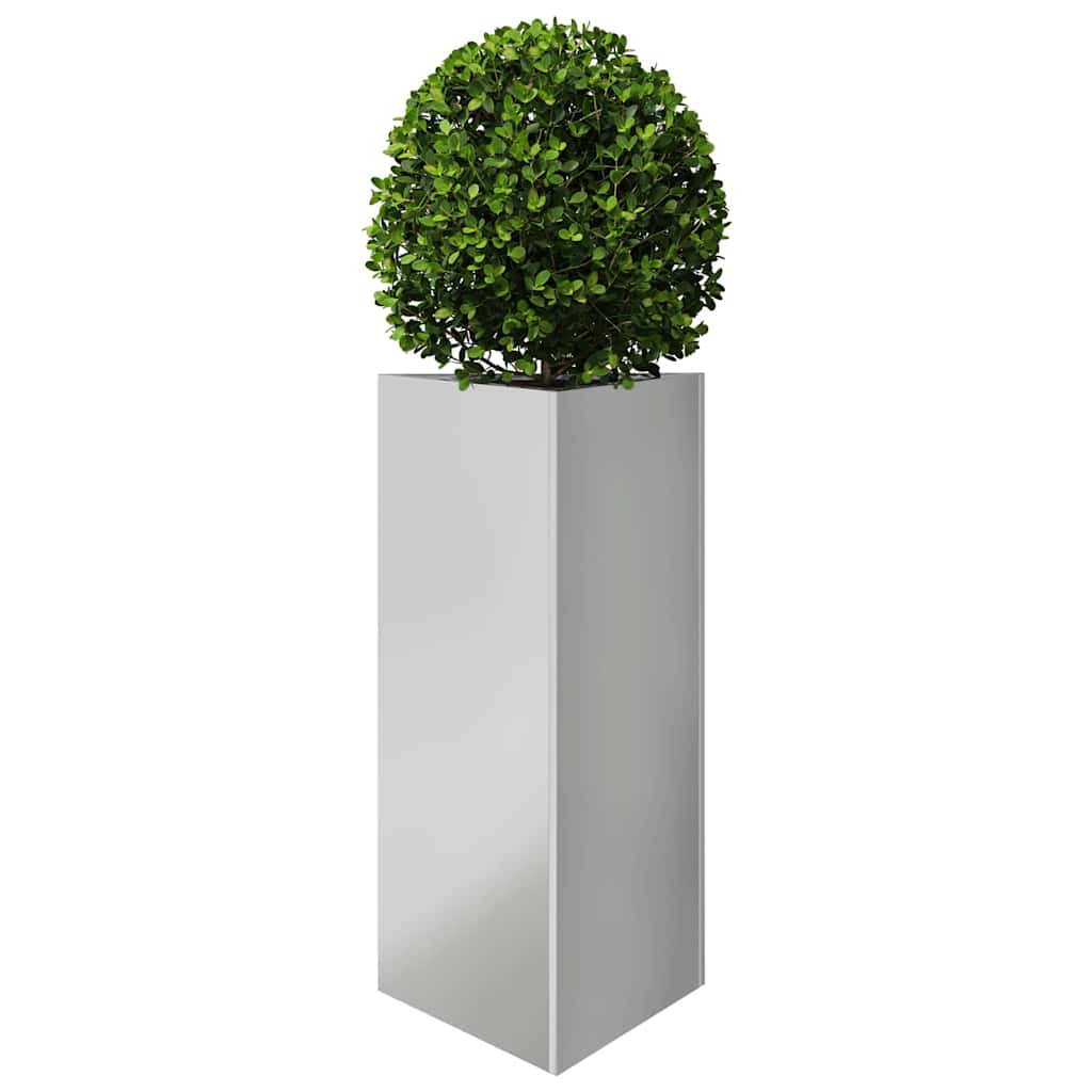 vidaXL Pflanzkübel Dreieckig 40x40x75 cm Verzinkter Stahl