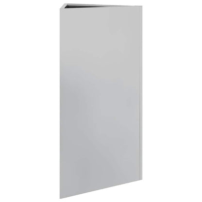 vidaXL Pflanzkübel Dreieckig 40x40x75 cm Verzinkter Stahl