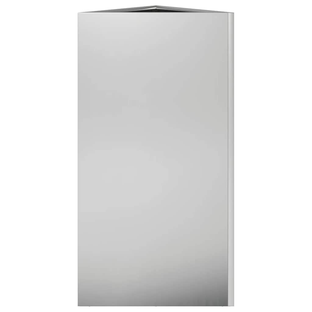 vidaXL Pflanzkübel Dreieckig 40x40x75 cm Verzinkter Stahl
