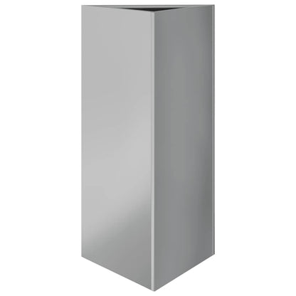 vidaXL Pflanzkübel 2 Stk. Dreieckig 40x40x75 cm Verzinkter Stahl