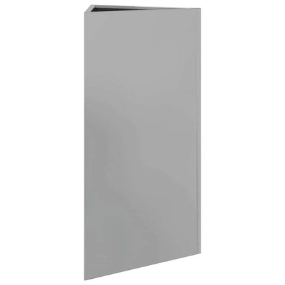 vidaXL Pflanzkübel 2 Stk. Dreieckig 40x40x75 cm Verzinkter Stahl