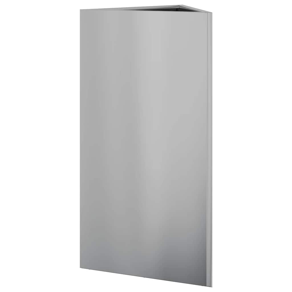 vidaXL Pflanzkübel 2 Stk. Dreieckig 40x40x75 cm Verzinkter Stahl