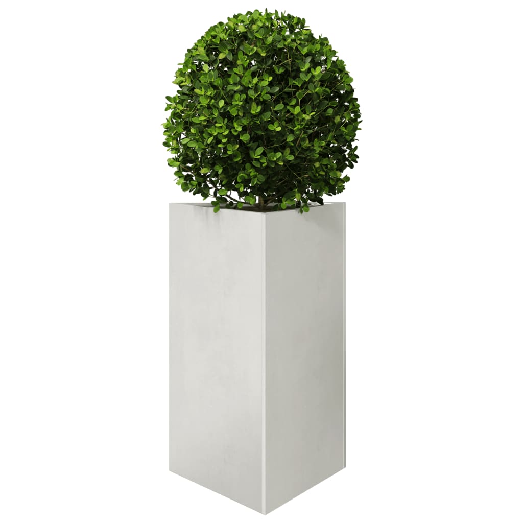 vidaXL Pflanzkübel 2 Stk. Dreieckig 50x43x75 cm Edelstahl