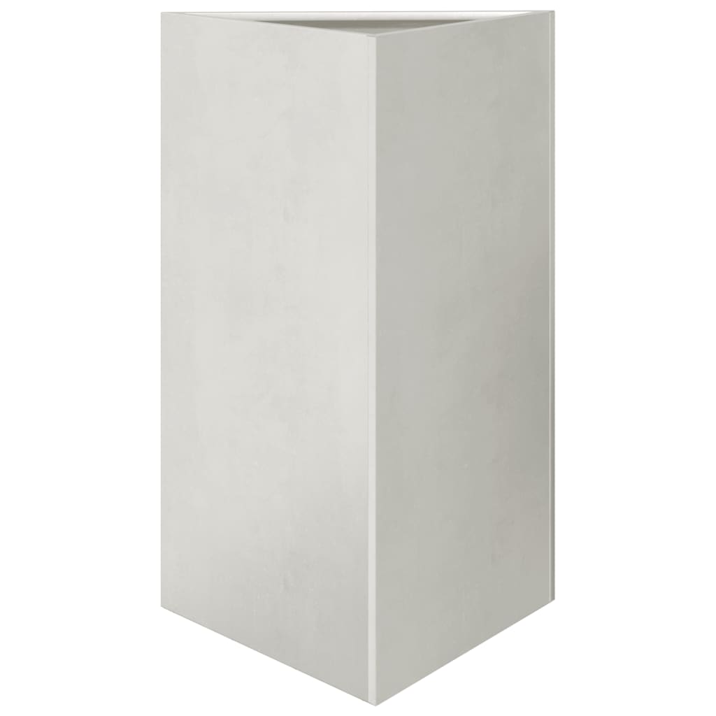 vidaXL Pflanzkübel 2 Stk. Dreieckig 50x43x75 cm Edelstahl