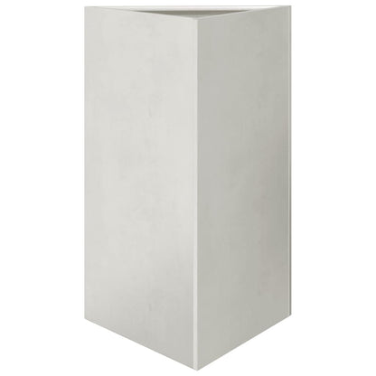 vidaXL Pflanzkübel 2 Stk. Dreieckig 50x43x75 cm Edelstahl