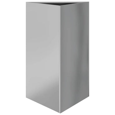 vidaXL Pflanzkübel Dreieckig 50x43x75 cm Verzinkter Stahl
