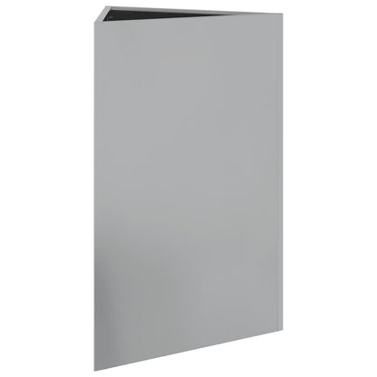 vidaXL Pflanzkübel Dreieckig 50x43x75 cm Verzinkter Stahl