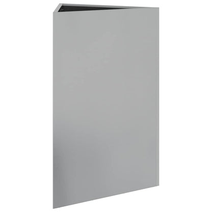 vidaXL Pflanzkübel 2 Stk. Dreieckig 50x43x75 cm Verzinkter Stahl