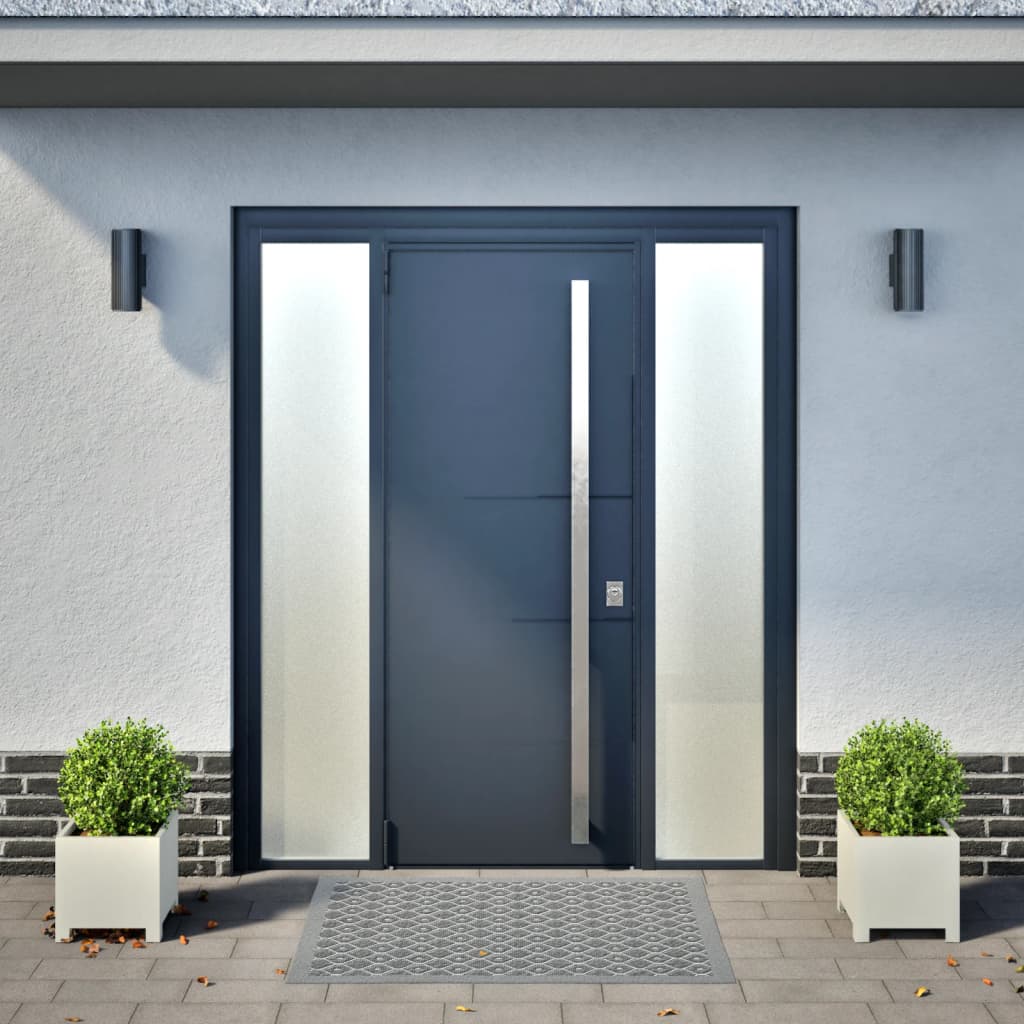 vidaXL Jardinières 2 pcs. Blanc 30x30x30 Acier