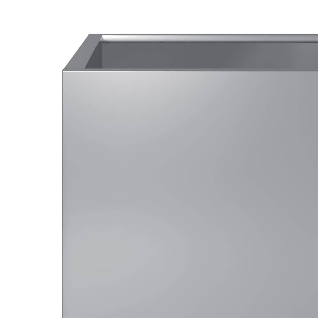 vidaXL Jardinière 30x30x30 cm Acier galvanisé