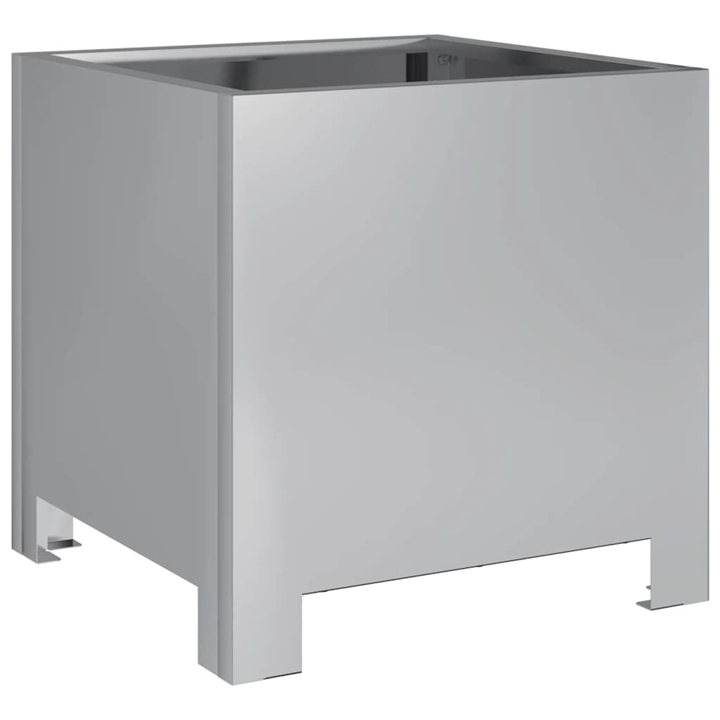 vidaXL Jardinières 2 pcs 30x30x30 cm Acier galvanisé