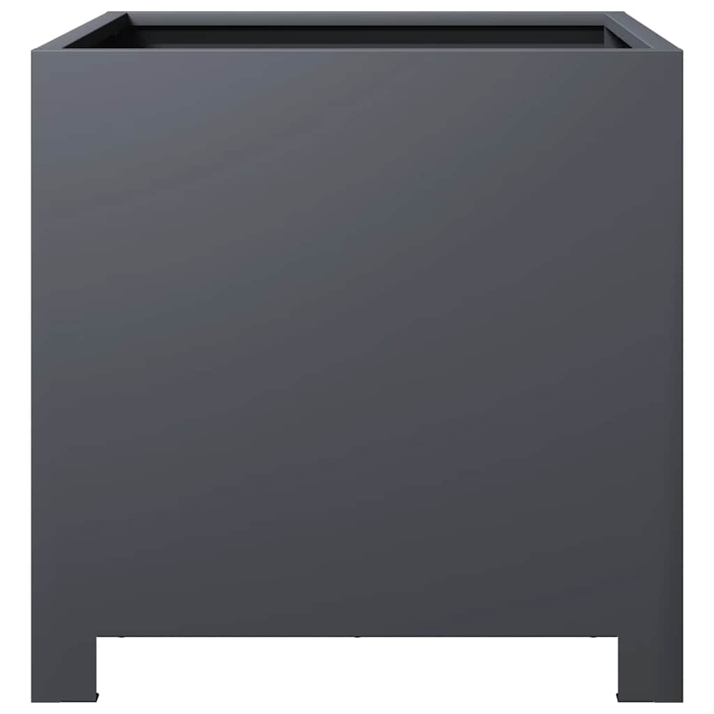 vidaXL Jardinière Anthracite 40x40x40 Acier