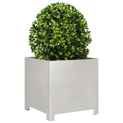 vidaXL Jardinières 2 pcs 40x40x40 cm Acier inoxydable