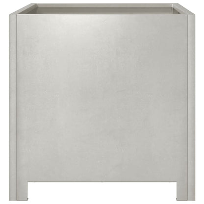 vidaXL Jardinières 2 pcs 40x40x40 cm Acier inoxydable