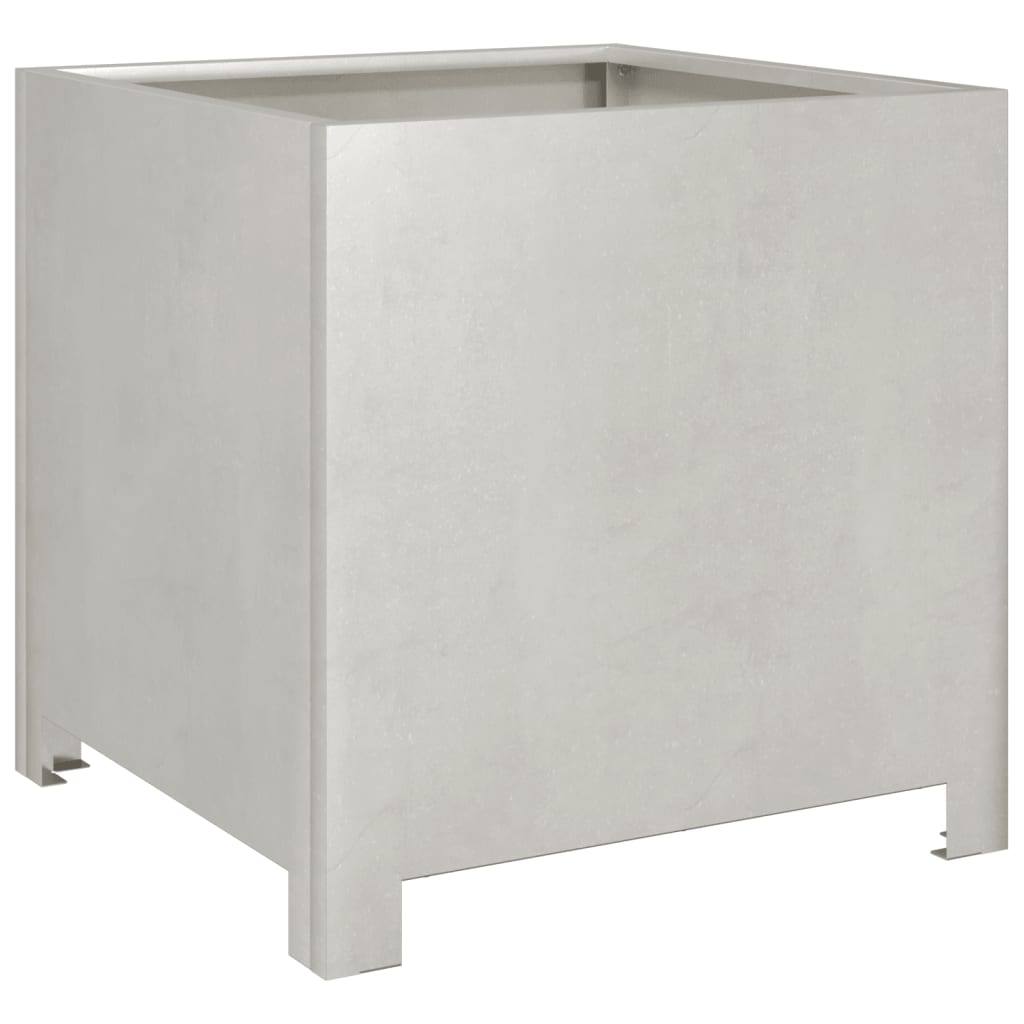 vidaXL Jardinières 2 pcs 40x40x40 cm Acier inoxydable