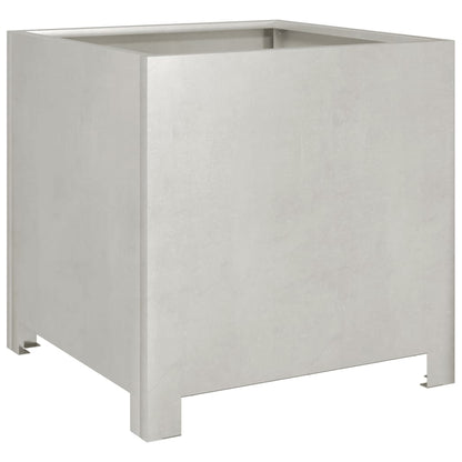 vidaXL Jardinières 2 pcs 40x40x40 cm Acier inoxydable