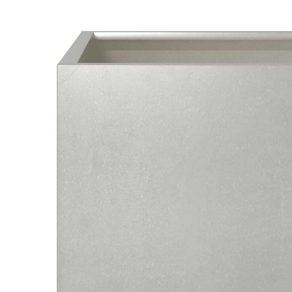 vidaXL Jardinières 2 pcs 40x40x40 cm Acier inoxydable