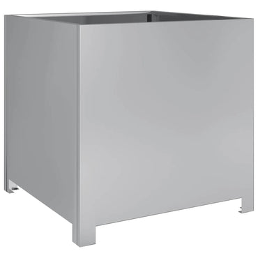 vidaXL Pflanzkübel 50x50x50 cm Verzinkter Stahl