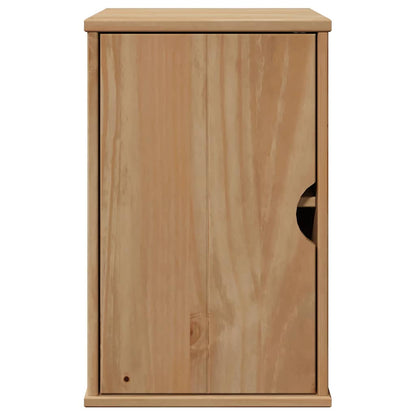 vidaXL Armoire murale de salle de bain OTTA 35x30x55 cm Bois de pin massif