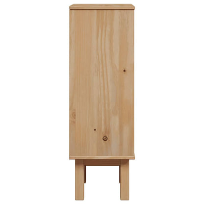 vidaXL Armoire murale de salle de bain OTTA 35x30x55 cm Bois de pin massif