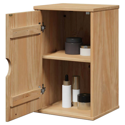 vidaXL Armoire murale de salle de bain OTTA 35x30x55 cm Bois de pin massif
