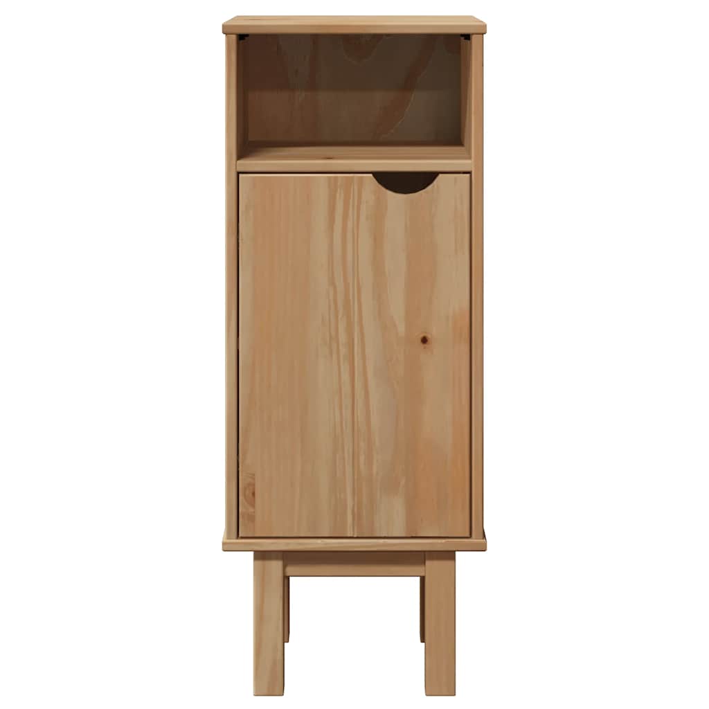 vidaXL Badschrank OTTA 35x30x90 cm Massivholz Kiefer