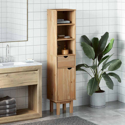 vidaXL Armoire de salle de bain OTTA 35x30x159 cm en pin massif