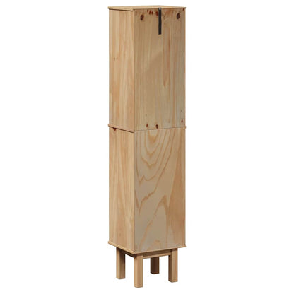 vidaXL Armoire de salle de bain OTTA 35x30x159 cm en pin massif