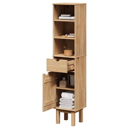 vidaXL Armoire de salle de bain OTTA 35x30x159 cm en pin massif