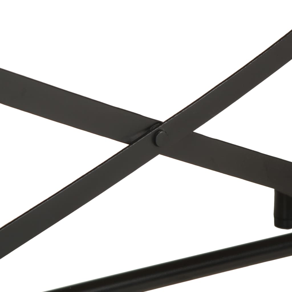 vidaXL Konsolentisch 110x42x76 cm Raues Mangoholz