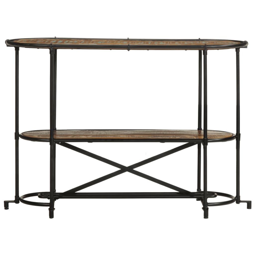 vidaXL Console 110x42x76 cm en bois de récupération massif