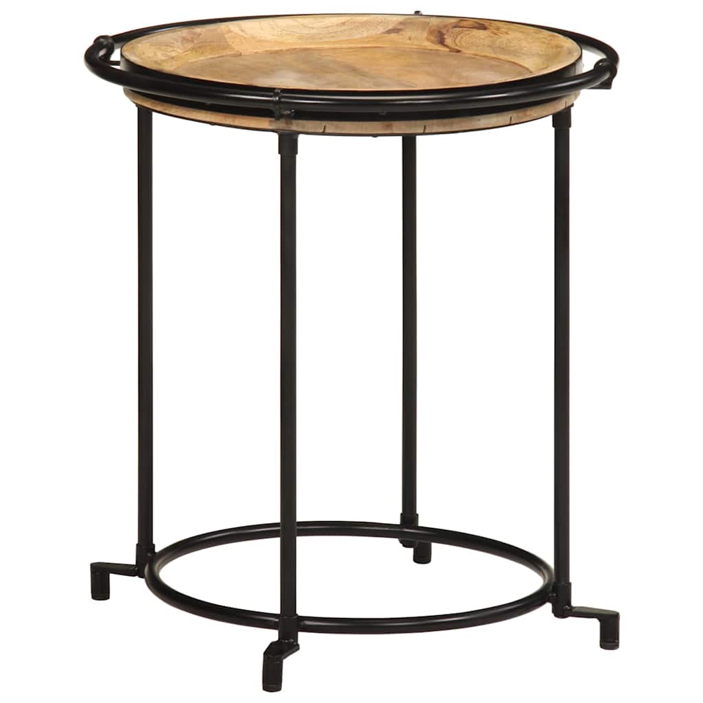 vidaXL Tables gigognes 2 pcs Bois de manguier massif