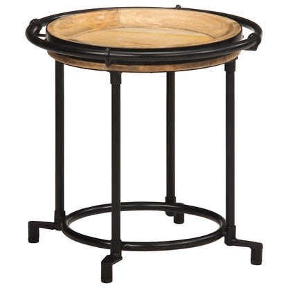 vidaXL Tables gigognes 2 pcs Bois de manguier massif